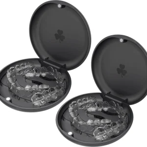 Alyze Gebitsbakje - Zwart - 2 pack -