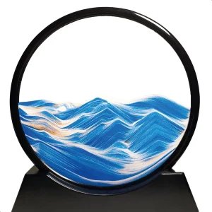 Zandkunst - Blauw - Diameter van 17cm - 360