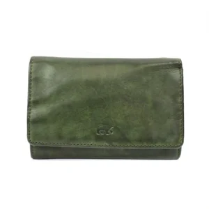 Bear Design Portemonnee CL15572 Flappie Olijfgroen