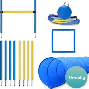 Agility set voor de hond - 16 delig
