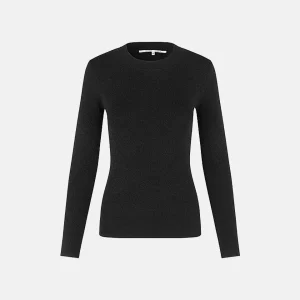 Glowy Glitter Knit O-Neck