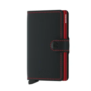 Secrid Pasjeshouder Miniwallet Matte Black-Red