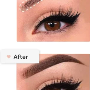 Wenkbrauw stempel - incl. 20 sjablonen - Black