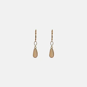 Drop earring gold