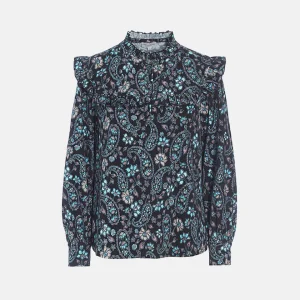 Coraline corduroy ruffle shirt