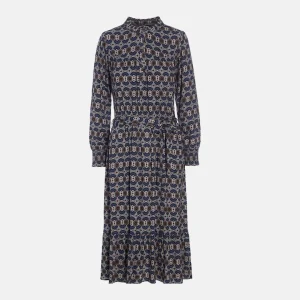 Nolia smock dress - medallion clay