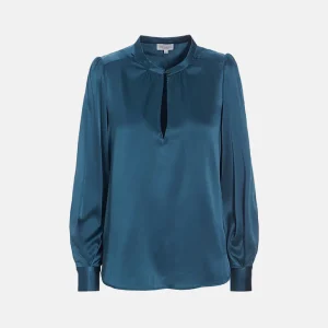 Stacy silk blouse - Pine