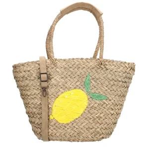 Zebra Trends Rieten Mand 24898 Sola Citroen 040