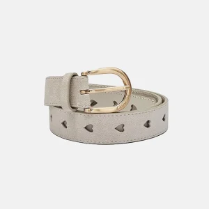 Cut It Out Heart Belt - Warm white