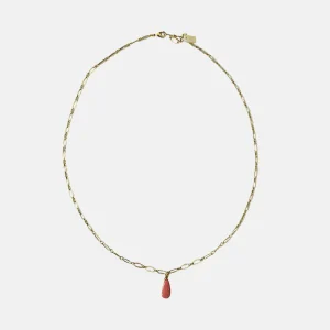 Drop pendant necklace