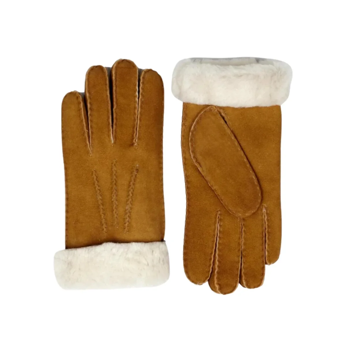 Levinsky Handschoenen ZXM-010 Lammy Dark Cognac - Afbeelding 3