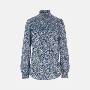 Eva smock blouse - passion dark ocean