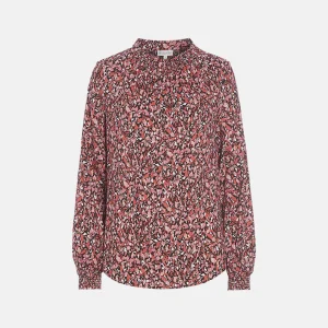 Faith smock blouse - flicker raspberry