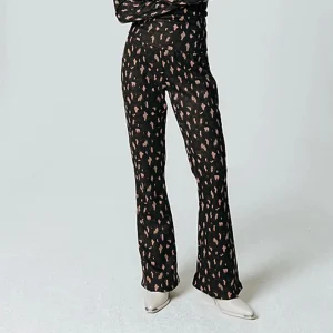 Jolie leopard flare pants