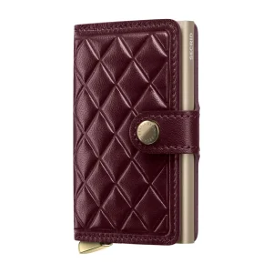 Secrid Pasjeshouder Miniwallet Diamond Emboss Bordeaux +