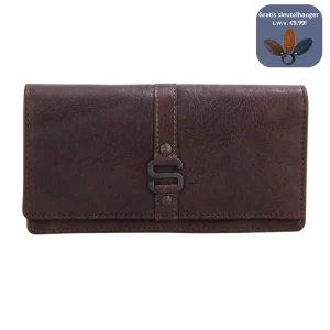 Spikes&Sparrow Portemonnee 81720 Bronco 01 D.Brown