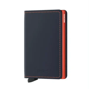 Secrid Pasjeshouder Slimwallet matte Nightblue orange