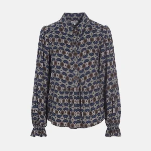 Monna blouse - medallion clay