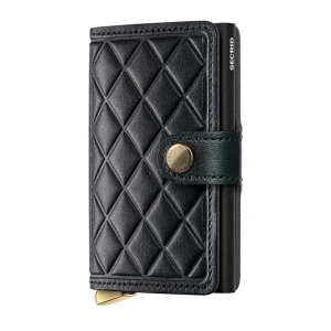 Secrid Pasjeshouder Miniwallet Diamond Emboss Black +