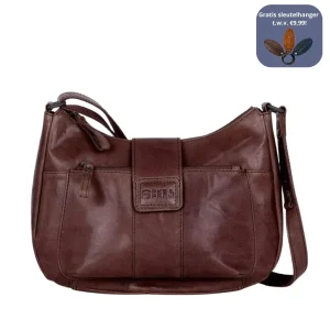 Spikes&Sparrow Crossbody 501114 Donkerbruin 01