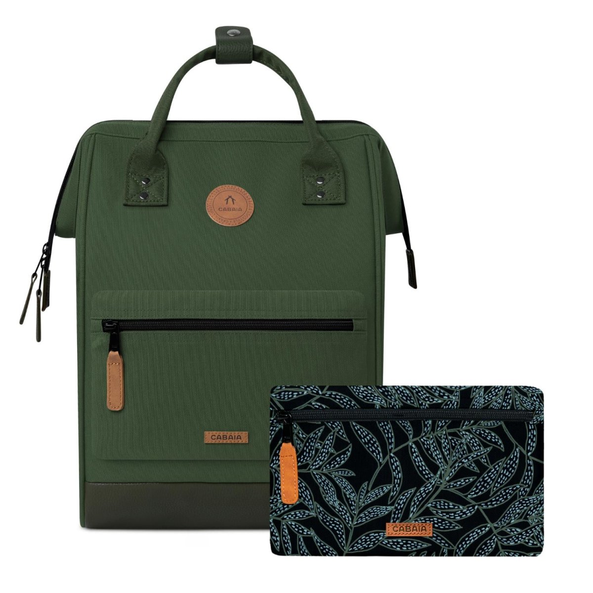 Cabaïa Laptoprugzak Adventurer M Coromandel Green - Afbeelding 2